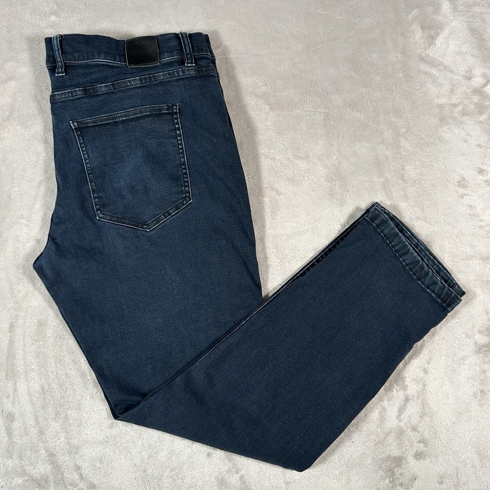 Mugsy PMT Clutch Jeans Men 40x30 Blue Denim 5-Pocket Stretch Denim Tapered Leg